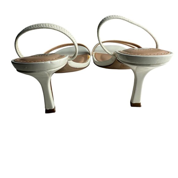 Steven Madden Kitten Heel Loft White Patent Size 7.5 - Picture 6 of 10